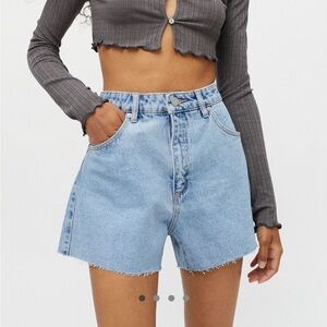 a brand Venice high rise jean shorts (purchased at urban outfitters)